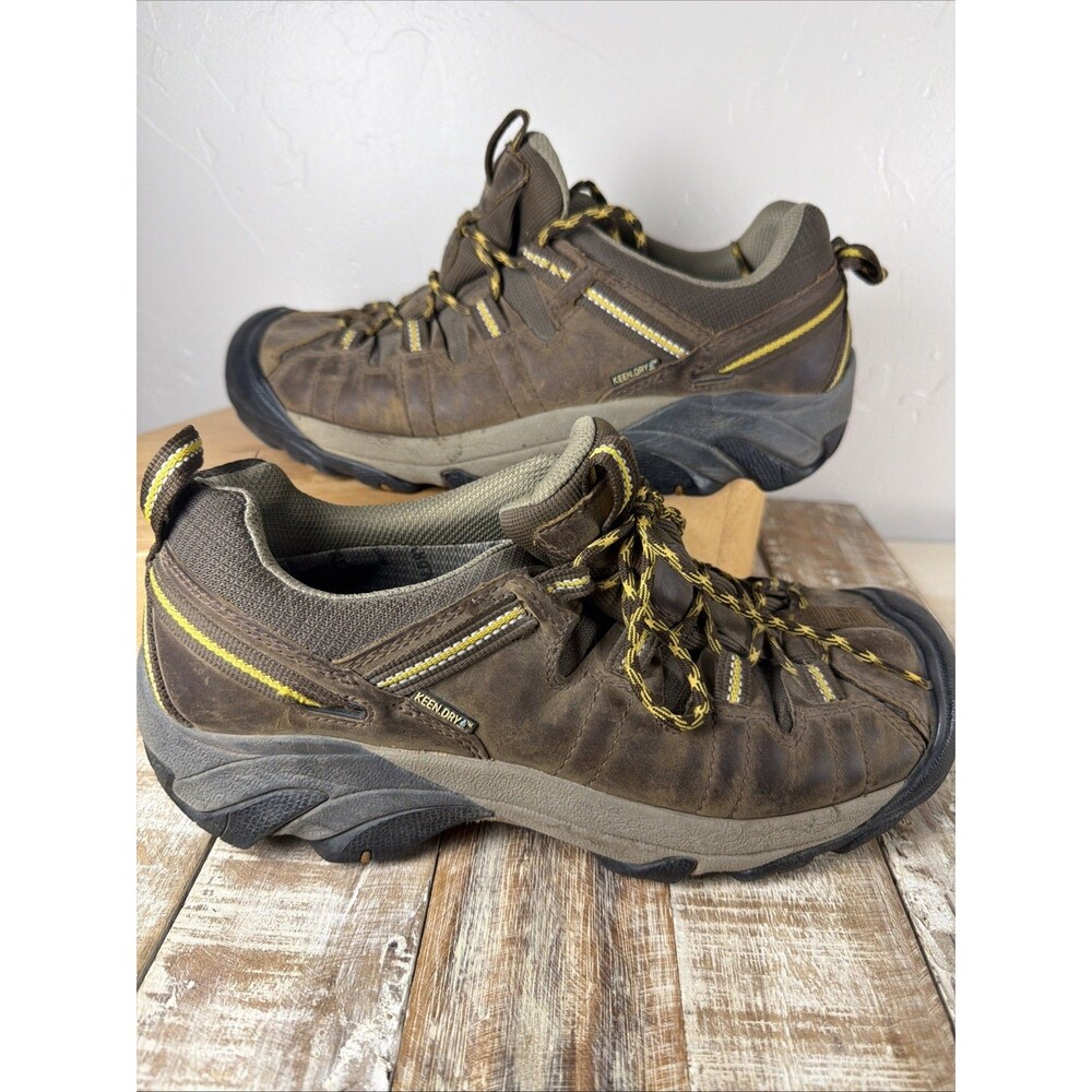 Keen Targhee II Men’s Size 9 Hiker Shoes Brown/Yellow 1008417